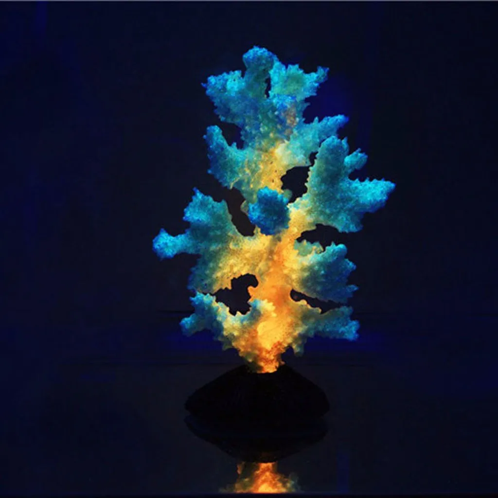 1 шт. resina tanque de peces paisaje Decoration del acuario искусственный Коралл lindo colorido Coral acualticos