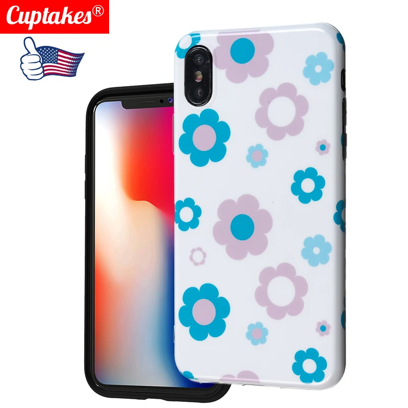 Роскошный Глянцевый IMD Мягкий силиконовый чехол для iphone X 7 7plus 8 8plus XS XR MAX 6 S чехлы