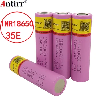 

original For samsung 18650 3500mAh INR18650 35E Li-ion 3.7v rechargeable Battery for E-cig/power bank /screwdriver INR18650-35E
