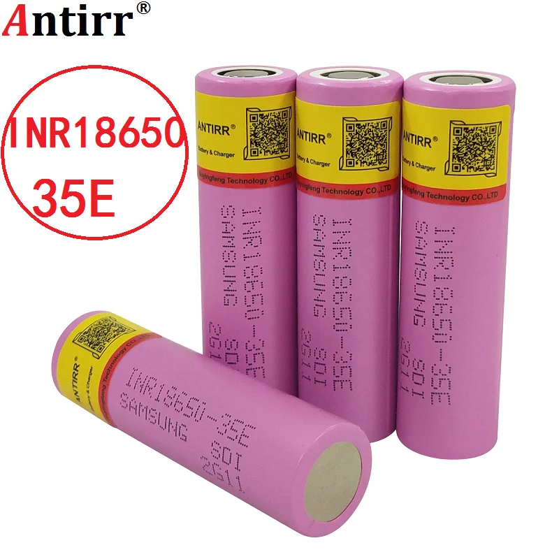 Оригинальный перезаряжаемый аккумулятор для samsung 18650 3500 мАч INR18650 35E li-ion 3 7 В