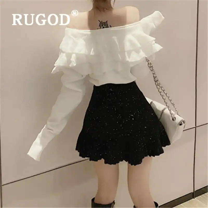 jumper skirt with off shoulder