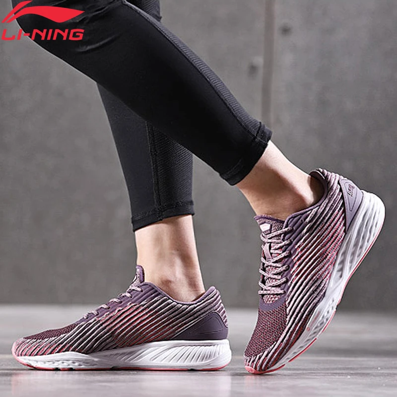  Женские кроссовки LN CLOUD для бега Li Ning, спортивные дышащие кроссовки с подкладкой из пряжи, ARHN006 XYP642 