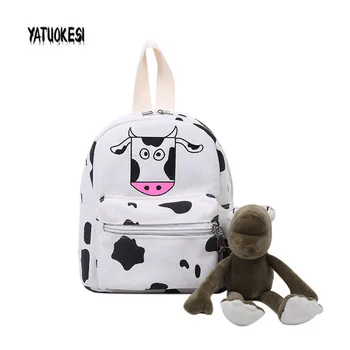 

Backpack Girls Milks Cow Printing Travel Backpack Bag For Teenagers Girls School Bags For Women Canvas Fashion Backpack Mochilas