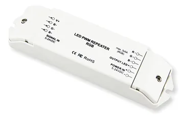 

DC5V-24V rgb power amplifier constant voltage led power repeater
