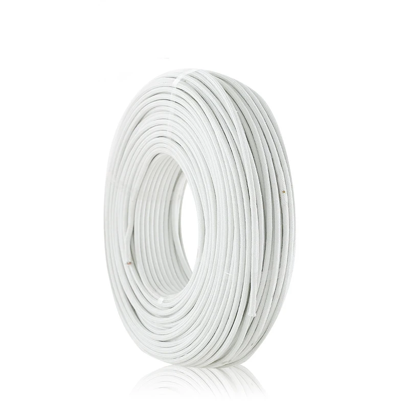 18AWG 0 75 мм квадратная слюда проволока из стекловолокна оплетка лента обертка