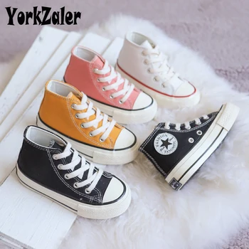 

Yorkzaler Fashion Kids Canvas Shoes For Girl Boy Solid Color Spring Autumn Classical Children Canvas Shoes Sneakers Footwear
