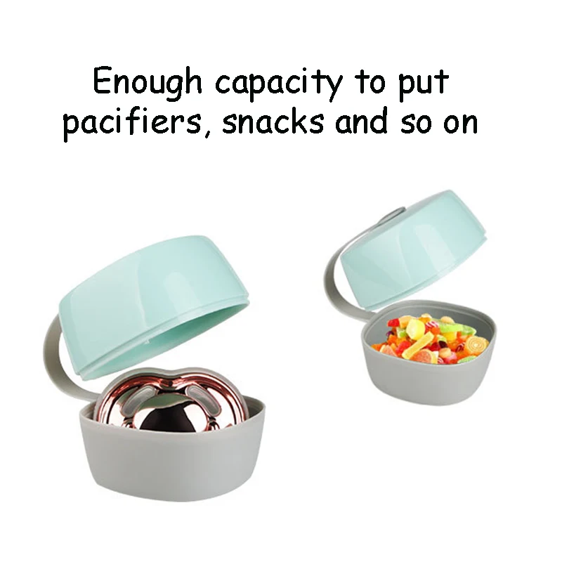 Pacifier Holder Plastic Pacifier Box Portable Baby Pacifier Holder Infant Kids Pacifier Nipple Soother Dummy Case Holder Travel Storage Box Newborn feeding supplies