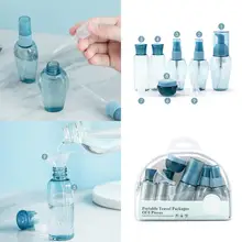 9 шт./компл. бутылочка для духов бутылочка для распыления косметических средств портативная пустая бутылка для путешествий многоразовая подбутылка герметичный контейнер для геля для душа