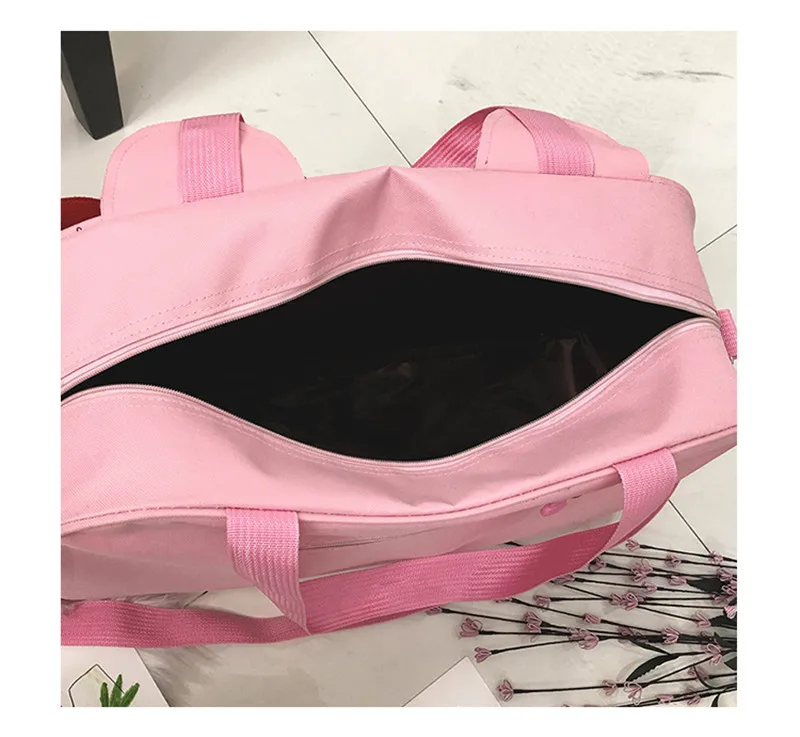 Hello kitty последняя Милая мультяшная сумка для переноски кошек большой емкости Дамская мода выходные багаж водонепроницаемая одежда сумка для хранения