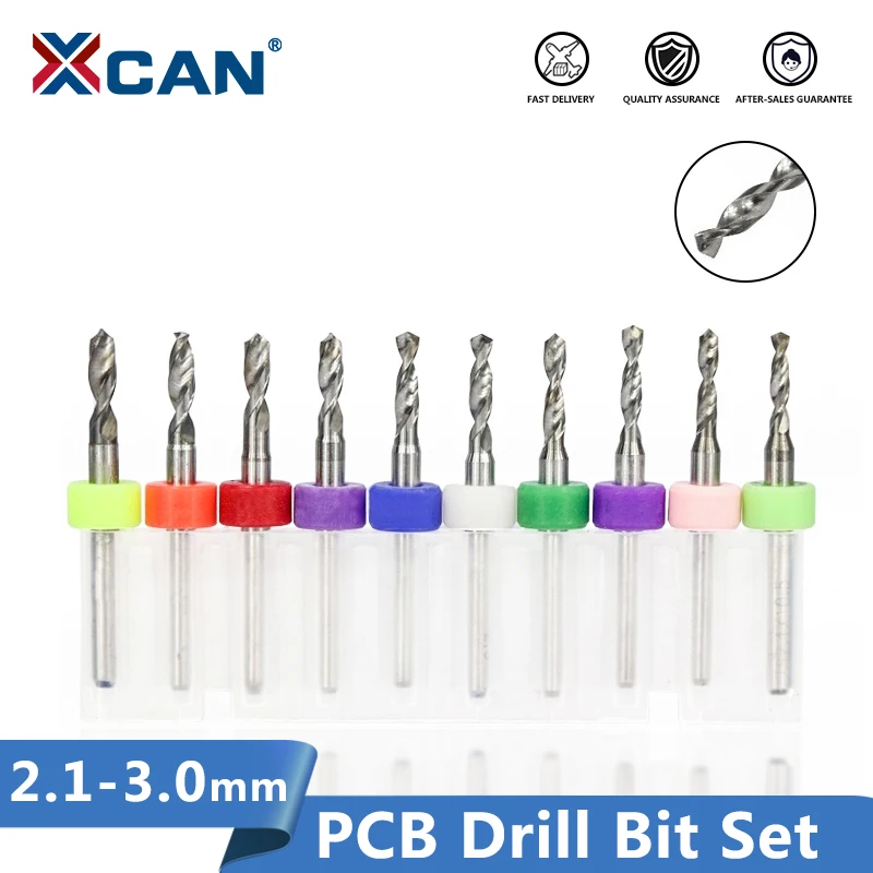 10pcs 2.2mm Carbide Steel Micro Engraving Drill Bits Tool CNC PCB Rotary Tools