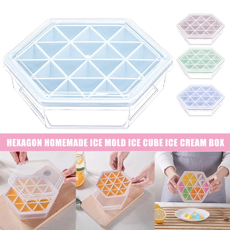 PP кубики льда лоток Ices желе чайник Плесень лотки с крышкой для кухни дома E2S