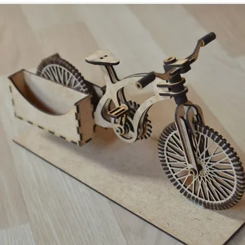 

Old classic bike vector design drawing file for CNC laser cutting wood acrylic cutting file