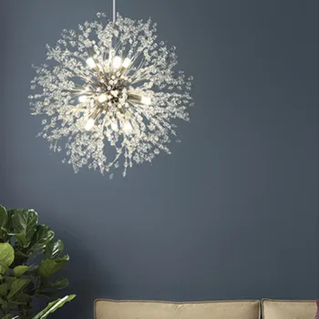 

Modern Crystal Chandelier Lighting Acrylic Cristal Chandeliers Lighting Pendant Hanging Light Lustres De Cristal Lamp Home Light