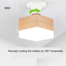 Гаражный светодиодный светильник 28/38 Вт квадратный лампы 6500K E27 винт в лампочки для подвала дома S7