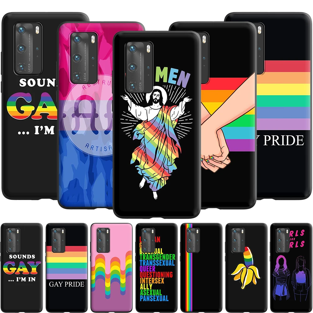 Чехол Pan Pride Girls and Gays для Huawei P10 Lite P20 P30 P Smart 2021 Z P40 Pro | Мобильные телефоны и
