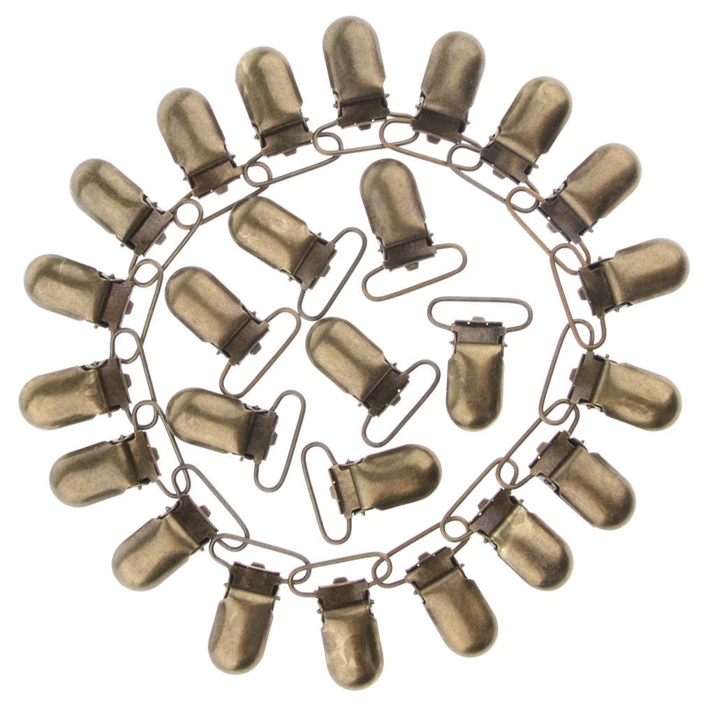 25x Women Garter Belt Grips Suspender Stockings Fastener Clip Clamp