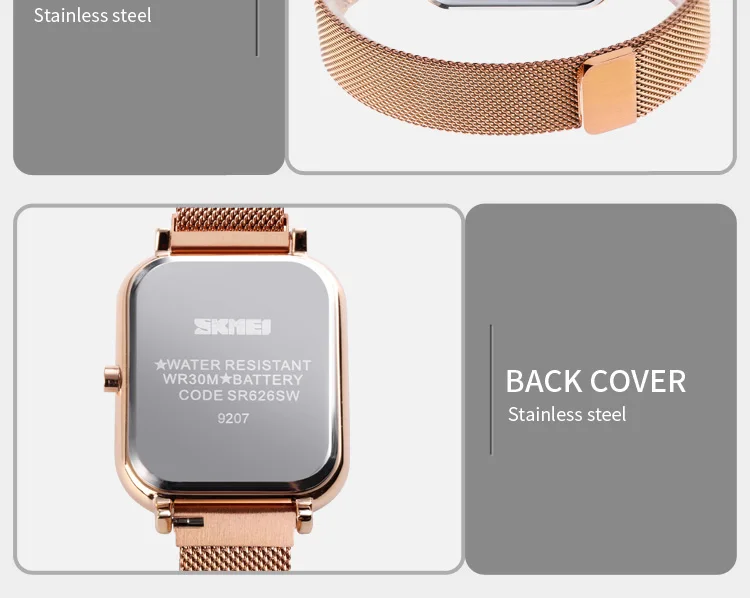 2020 Skmei Fashion Curved Shap Mirror Design Women Quartz Watch Female  Wristwatch Relogio Feminino Ladies Wristwatches 9207 - Quartz Wristwatches  - AliExpress