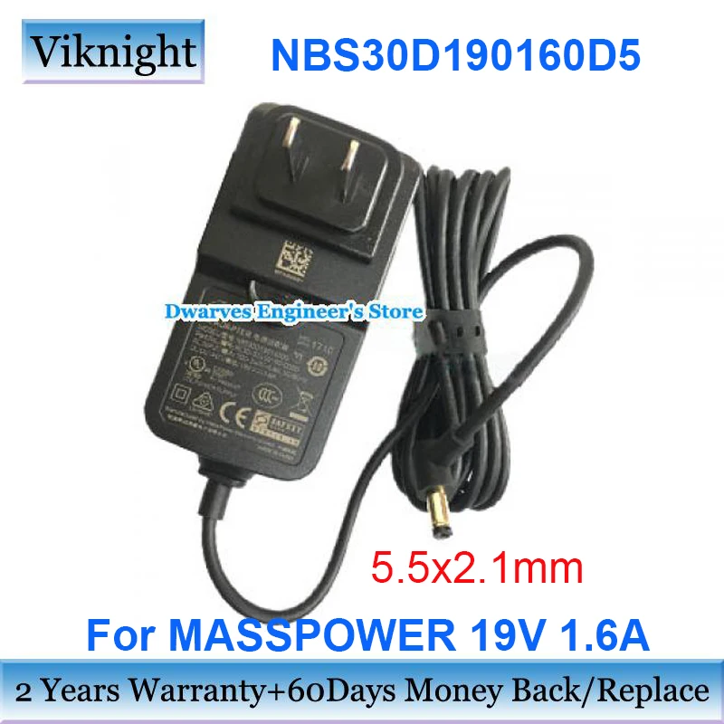 Оригинальный адаптер переменного тока NBS30D190160D5 макс. мощность 19 в 1 6 А 30 Вт