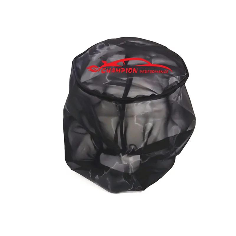 Universal Air Filter Protective Cover Waterproof Oilproof Dustproof for High-flow Air Inlet Filters Black Car Accessories