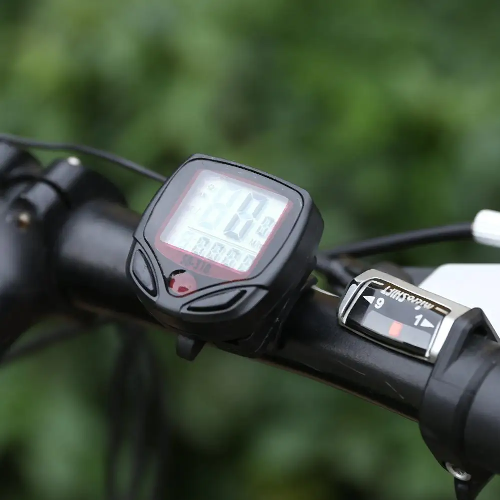 MTB велосипедный водонепроницаемый компьютер с цифровым ЖК дисплеем Спидометр
