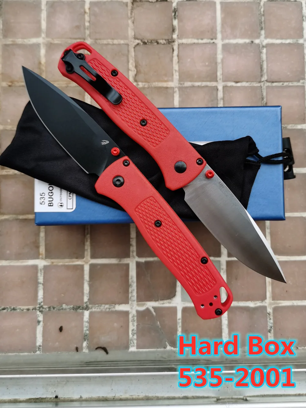 Складной карманный нож Mark S30v с ручкой из нейлонового волокна 535 / 535BK-2001 |