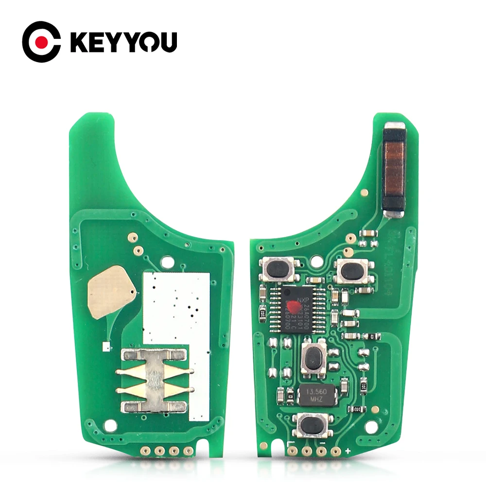 KEYYOU 315 МГц/433 МГц 2/3/4/5 кнопки ID46Chip для Chevrolet Cruze Malibu Aveo Spark Sail автомобильный пульт