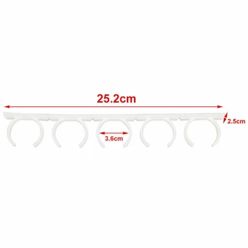 

4pcs 20-Clips Kitchen Spice Jar Rack Seasoning Jar Storage Holder Cupboard Door Cabinet Wall Mounted P7Ding