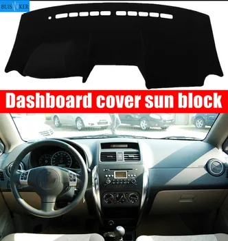 

Car Dashboard Cover Dash Mat For Suzuki SX4 All The Years No Storage Box Auto DashMat Carpet NON-Slip Sun Shade Pad