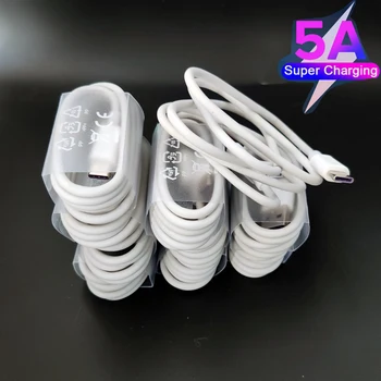 

10PCS/Lot 5A Fast Charging Type C Cable For Huawei P30 P20 Pro Mate 30 20 Supercharge Fast Charging Charger Type C Phone Cable