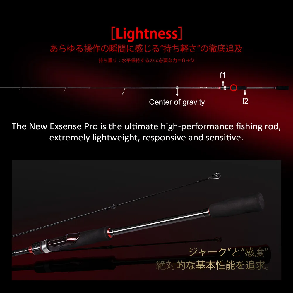 Noeby Exsense Pro Spinning Fishing Rod Ultra Light 2.59m 2.75m Ml Power  Carbon Fuji Titanium Sic For Eging Squid Sea Fishing Rod - Fishing Rods - 