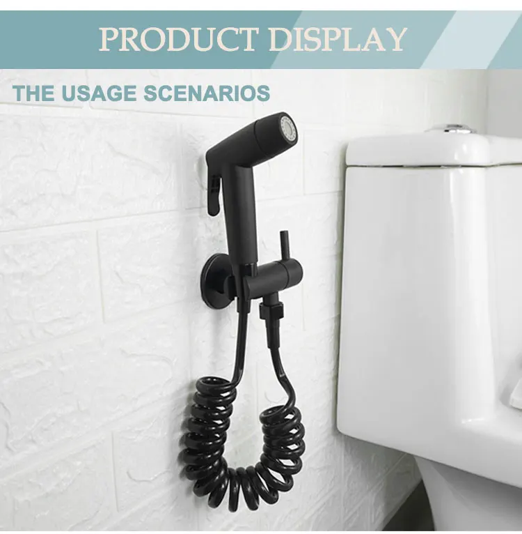 Tuyau De Douche Flexible à Ressort ABS, Pour Plomberie, Toilettes, Bidet, Pistolet Pulvérisateur, Salle De Bains (White