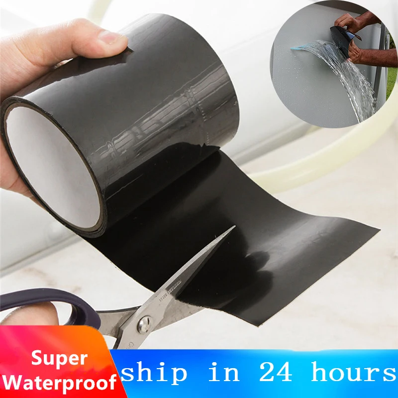 

1PCS Super Strong Waterproof Stop Leak Seal Repair Insulating Tape Performance Self Adhesive Tape Duct Tape Waterproof Pipe Tape