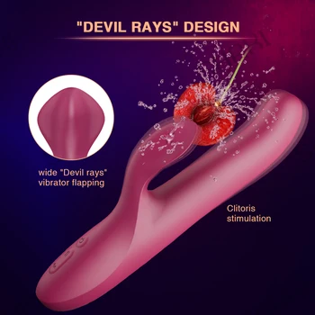 G Spot Dildo Telescopic Rotating Vibrator Female Clitoris Massager Beaded Scalable Rabbit Wand Silicone Sex Toys For Women SHAKI 5