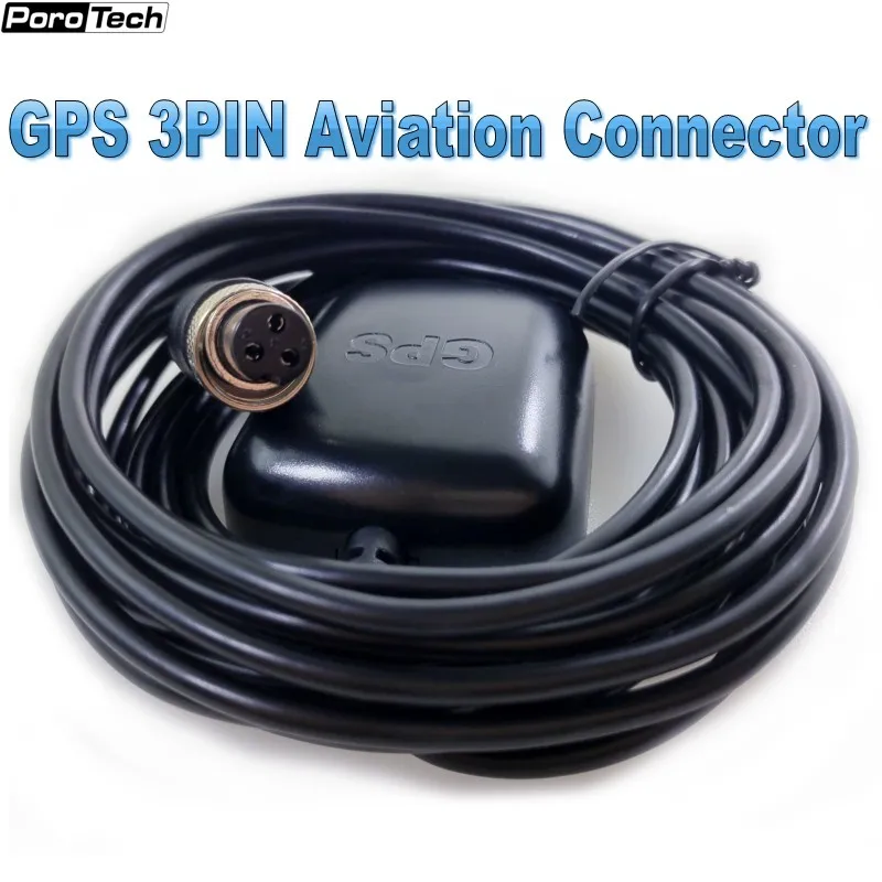Gps DVR авиационный разъем MTK 3329 чипсет gps 3PIN антенна для DVR GS-216 g-мышь gps приемник с RS232
