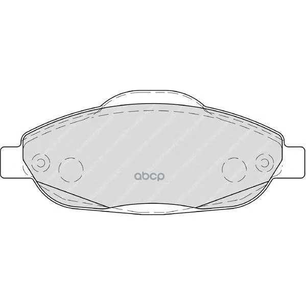 Колодки Тормозные Дисковые Передние Peugeot 308 1.4/1.6/Cc/Sw 09/07- 3008 06/09- Ferodo арт. FDB4003