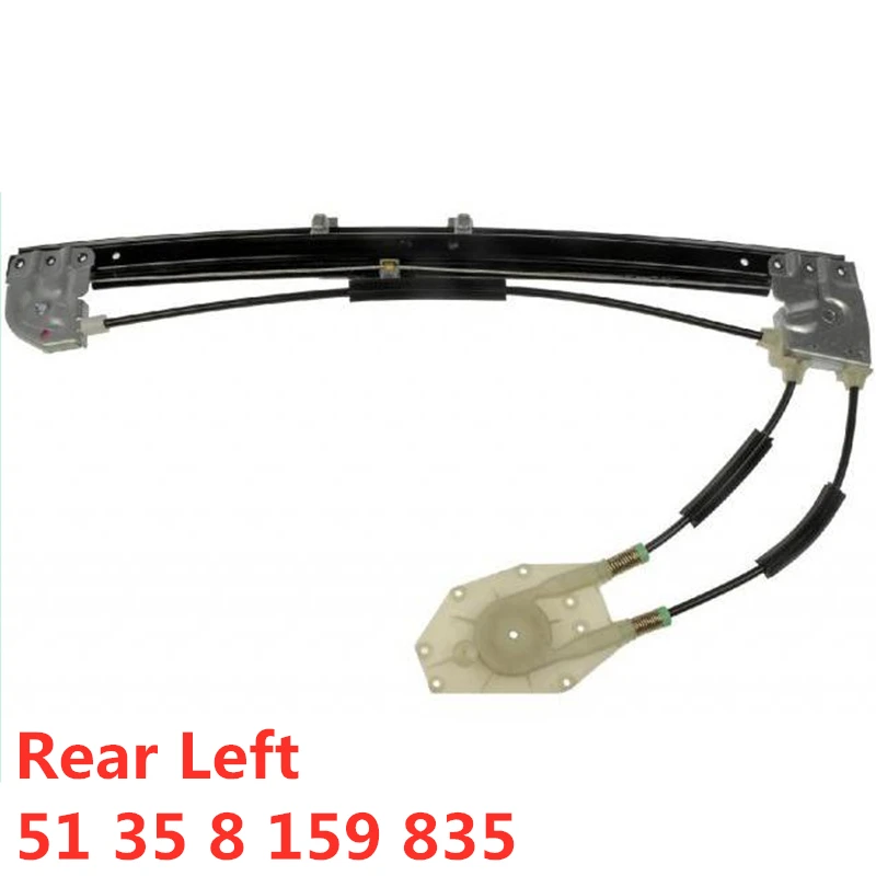 

For BMW E39 528 540 i 97-99 Rear Left Window Regulator 51 35 8 159 835 51358159835
