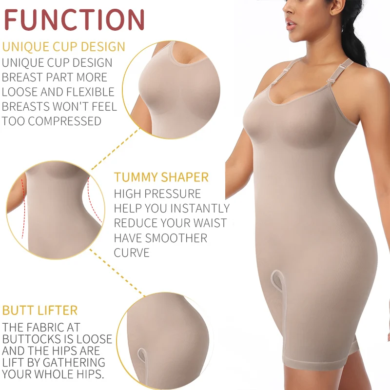 Women Full Body Shaper Bodysuit Shapewear Tummy Control Slimming Sheath  Butt Lifter Push Up Thigh Slimmer Abdomen Shapers Corset - Shapers -  AliExpress