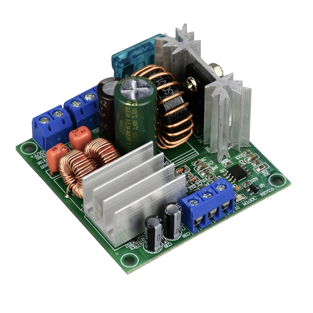 Tenghong Digital Power Amplifier Board 100W Mono AMP 12V Battery Power Supply Outdoor TPA3116 Mobile Audio Amplifier Board