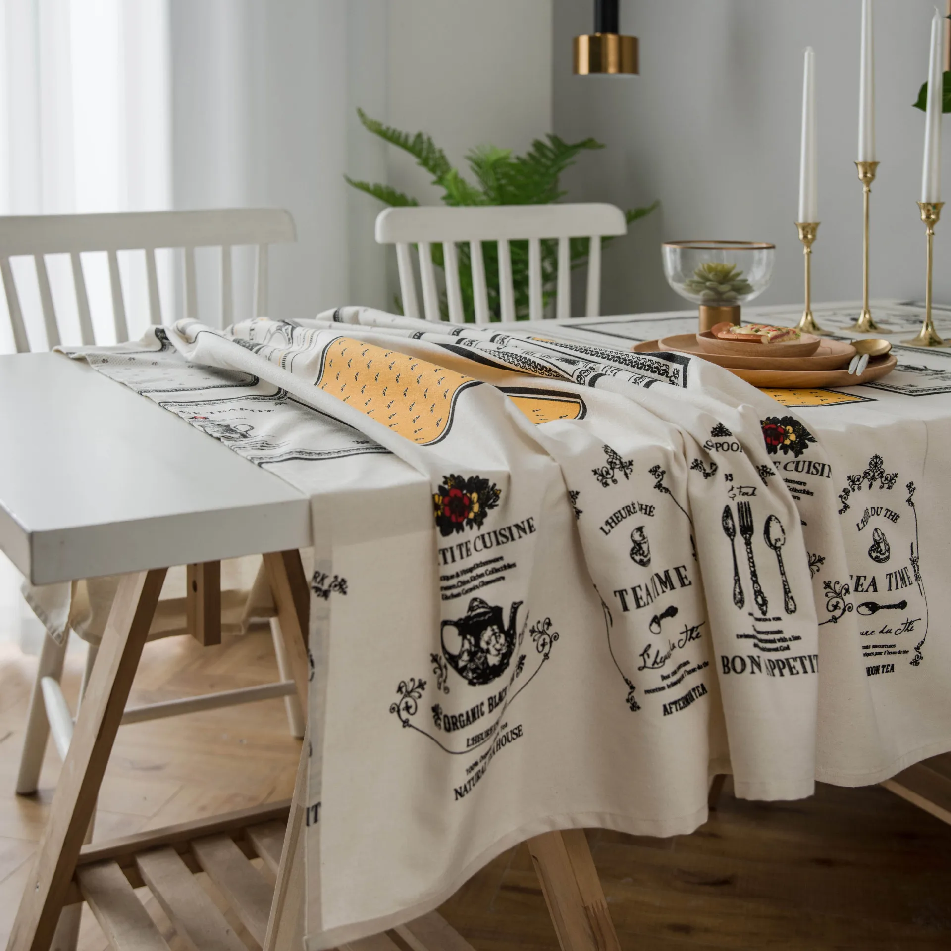 Cotton tablecloth table cloth mantel mesa rectangular table cover mantel obrus wedding coffee table mahjong table Kitchen