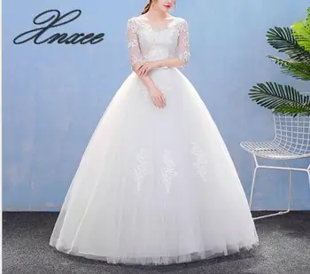 

2020 new summer lace dress one-shoulder sleeves slim dress