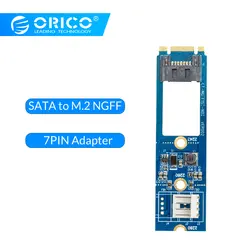 ORICO SATA 7PIN к M.2 адаптер NGFF с адаптером питания SSD SATA к M.2 адаптер для 2242 2260 2280 включает адаптер карты питания