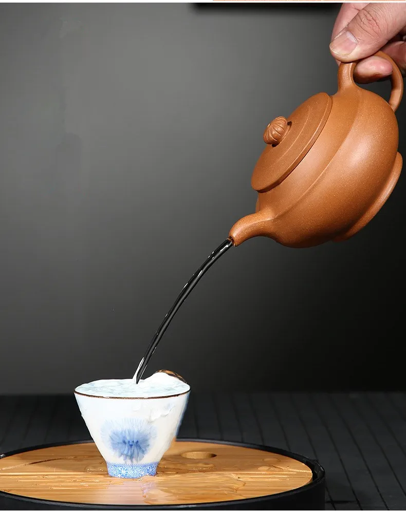 Керамический Чайник Китайский Исин Zisha глина чайный горшок Gongfu Чайный набор ситечко для заварочного чайника 300 мл Новое поступление высокое качество с подарочной коробкой