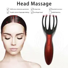 Многофункциональный автоматический мини-массажер, нагрев головы электрическая вибрационная Массажная расческа портативный интеллектуальный массажер для головы и тела