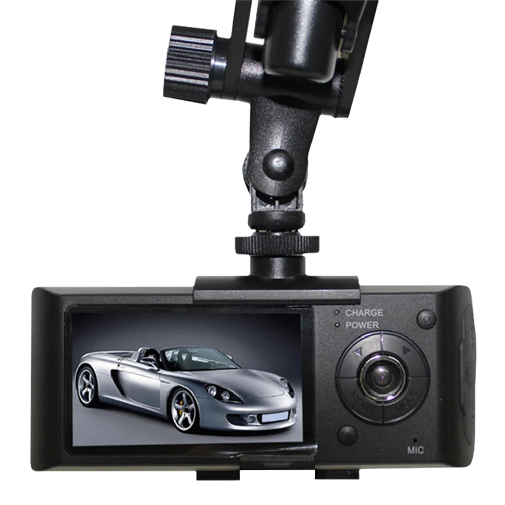 R300 gps с двойным объективом датчик гравитации Автомобильный видеорегистратор Камера для вождения видео регистратор Автомобильный видеорегистратор carros интерьер бутик горячий
