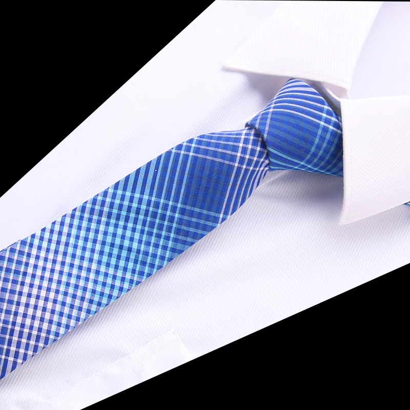

Luxury Cotton 6.5cm Men's Colourful Tie Necktie Skinny Woven Cravate Narrow Neckties Wedding Party Formal Dress Accessries