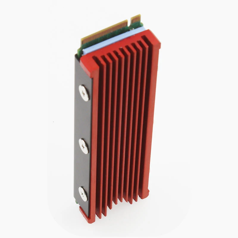 M.2 Nvme/Ngff радиатор SSD радиатор пыленепроницаемый охлаждающий ребристый кулер с силиконовой термопрокладкой