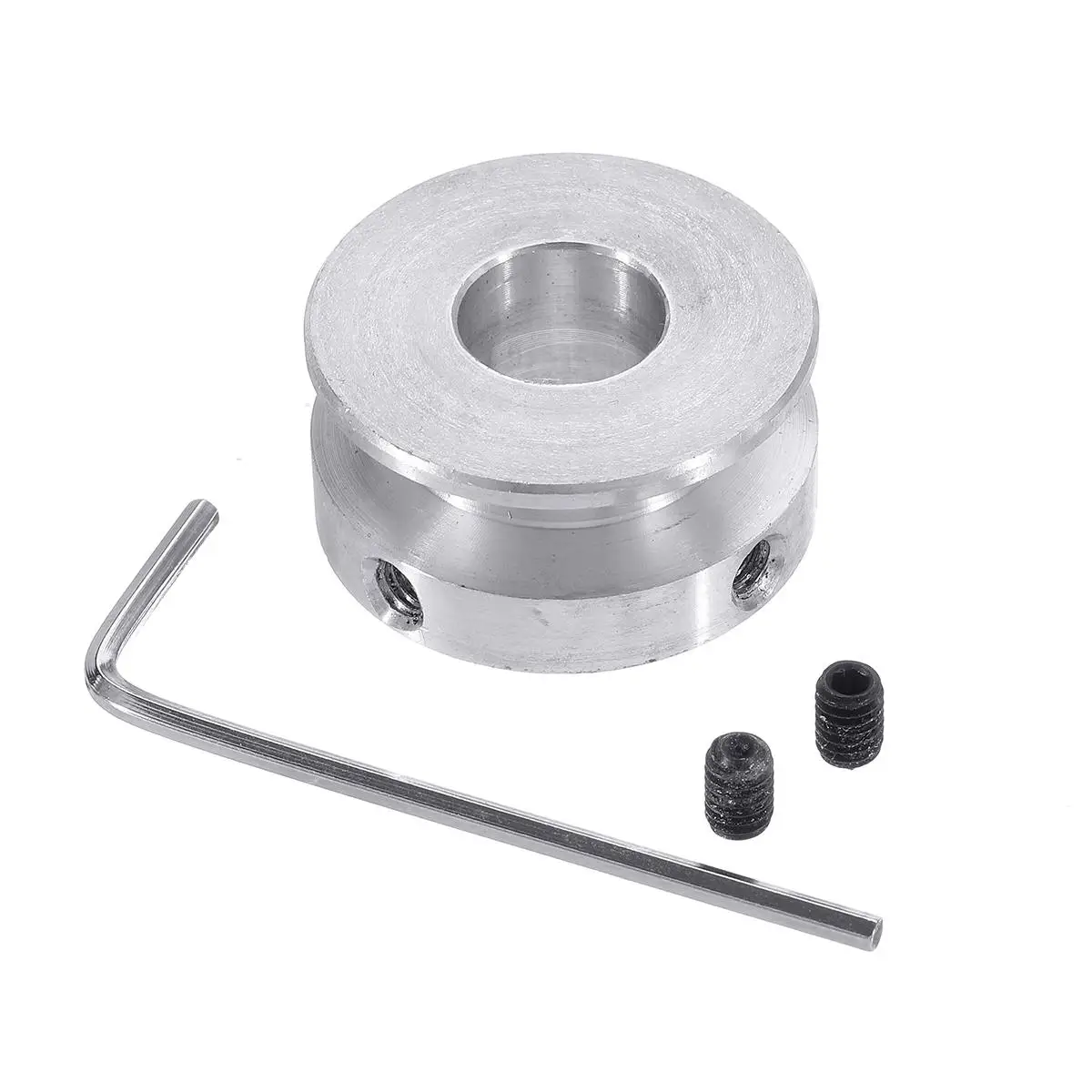 Ronde Katrol, Aluminiumlegering V-vormige Katrol Met Laag Geluidsniveau Vlotte Beweging Goede Elasticiteit Voor Transmissie Met Ronde Riem5401 0004 00016 4 Mm Diafragma Ronde Katrol, Aluminiumlegering V-vormige Katrol Met Laag Geluidsniveau Vlotte Beweging Goede Elasticiteit Voor Transmissie Met Ronde Riem5401 0004 00016 4 Mm Diafragma