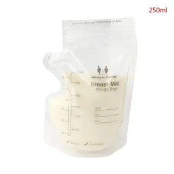 

250ml Breast Milk Storage Bags 30/60/120 Pcs Baby Breastmilk Safe Container Bags Leak-proof strongest largest bag available