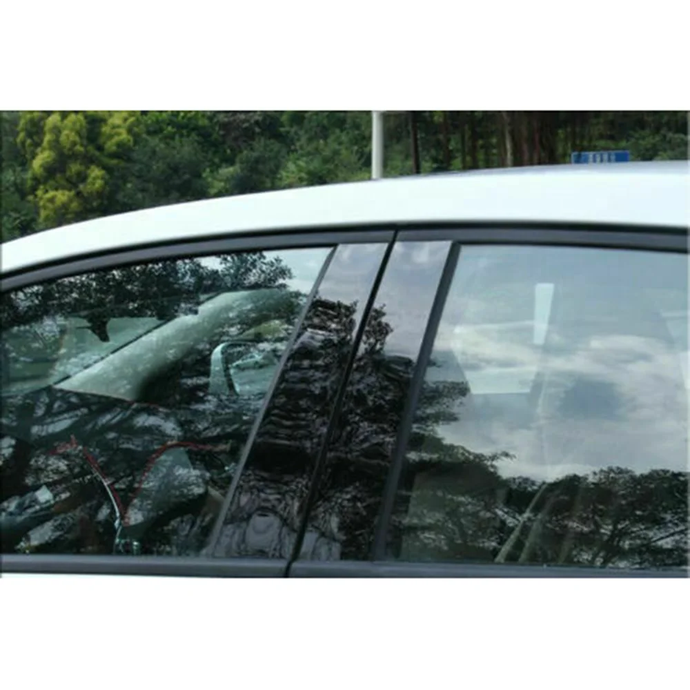 Accessories Car Window Pillar Posts Parts Decor Piano Black Glossy New|Automotive Interior Stickers| - AliExpress