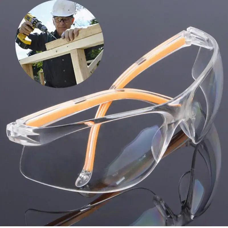 

UV Protection Safety Goggles Anti-impact Workplace Lab Laboratory Eyewear PC Eye Glasses Anti-dust Lightweight Spectacles